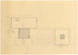 villa romana di Staranzano; villa romana della Liberta Peticia a Staranzano; schizzo manuale della pianta